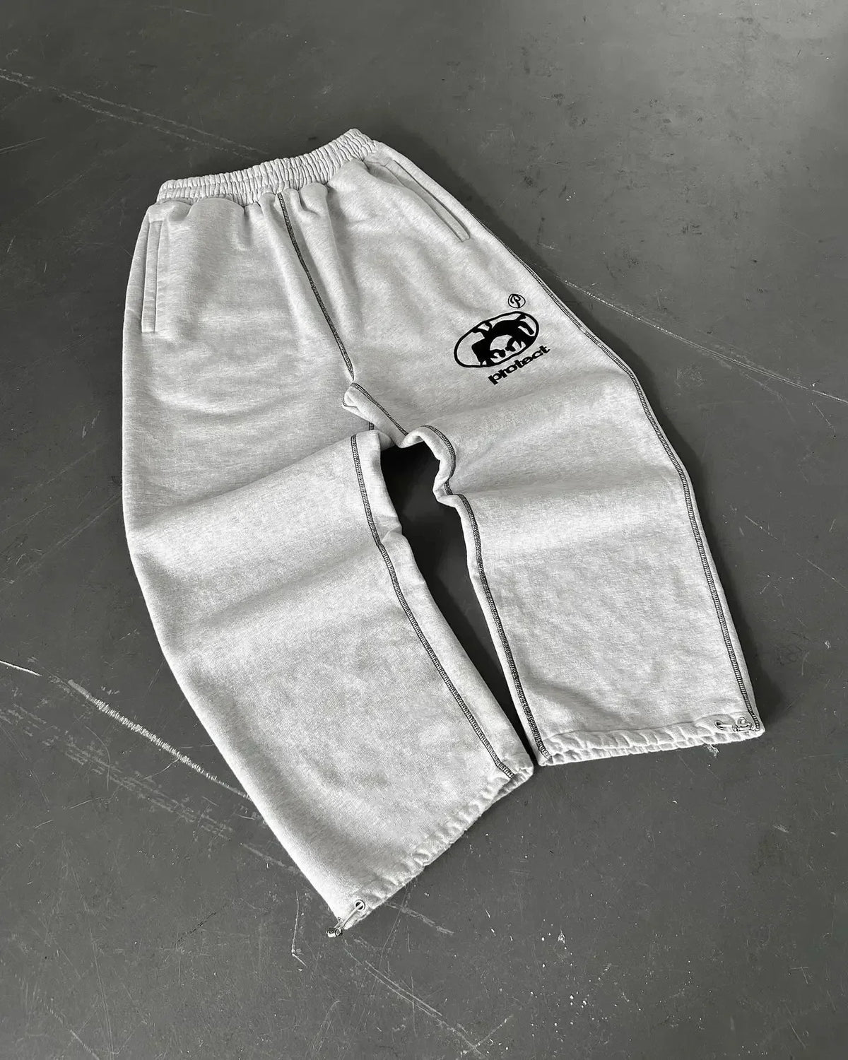 Red Leopard "Double-waisted" Sweats