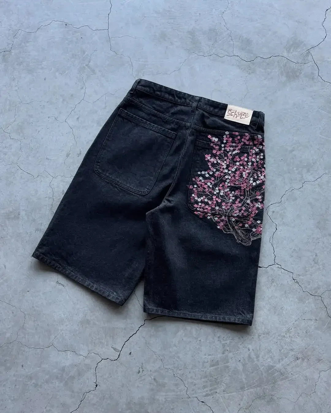 Cherry Blossom Jorts