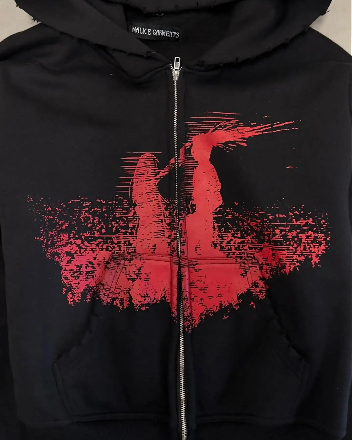 Retro "archive" Zip-up