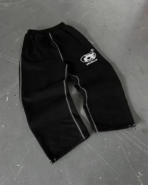 Red Leopard "Double-waisted" Sweats