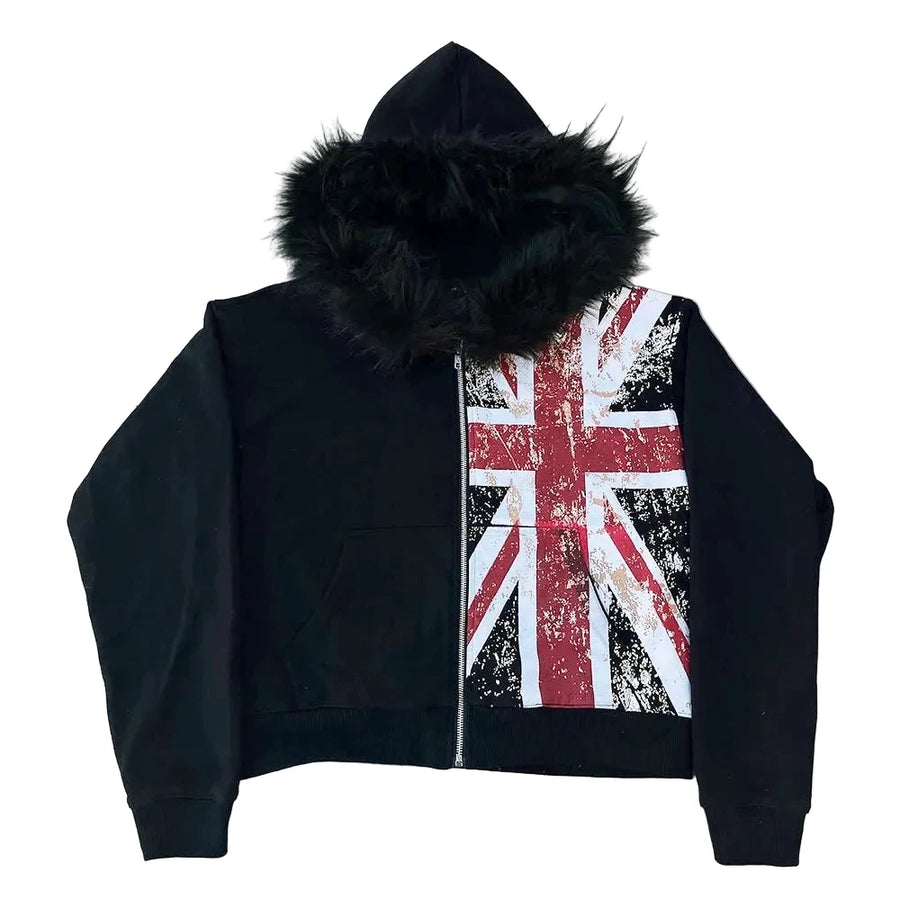 Archival Union Fur Jacket