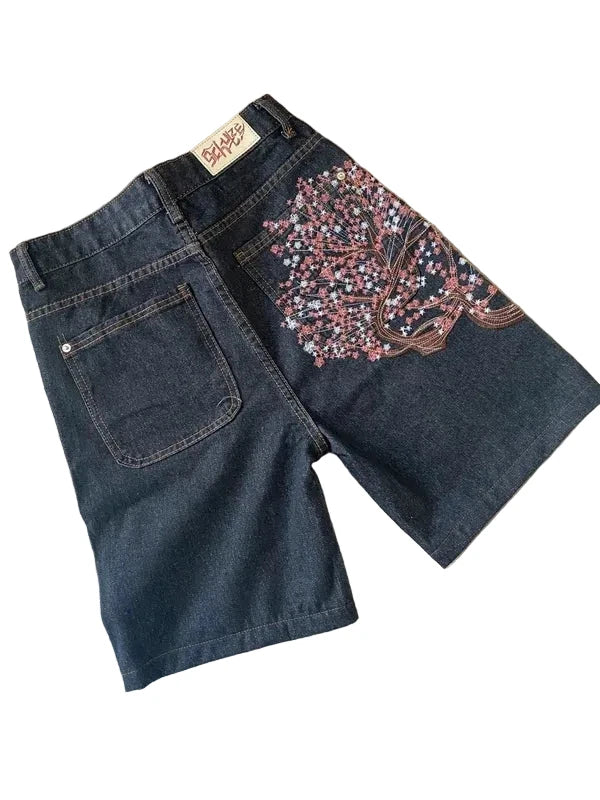 Cherry Blossom Jorts