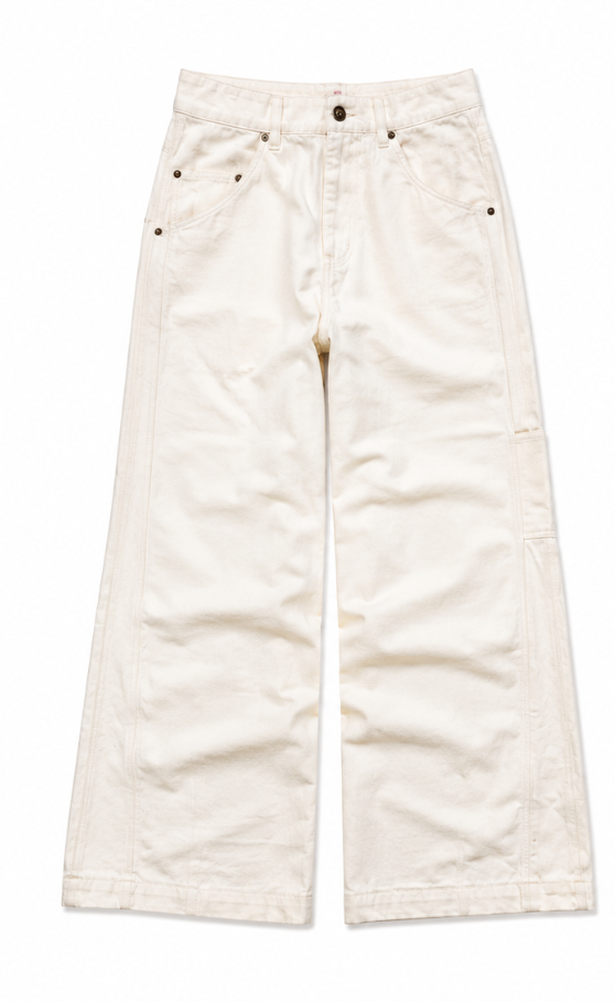 Ecru-cut denim