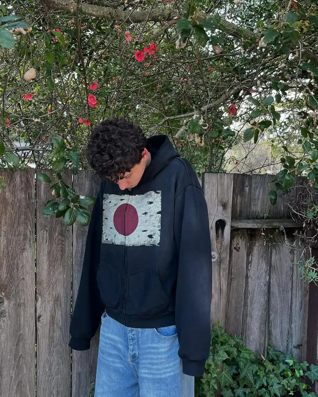 Black Japanese Zip-up