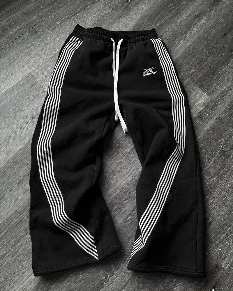 Red Leopard "Double-waisted" Sweats