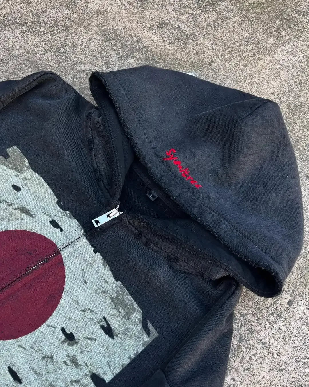 Black Japanese Zip-up