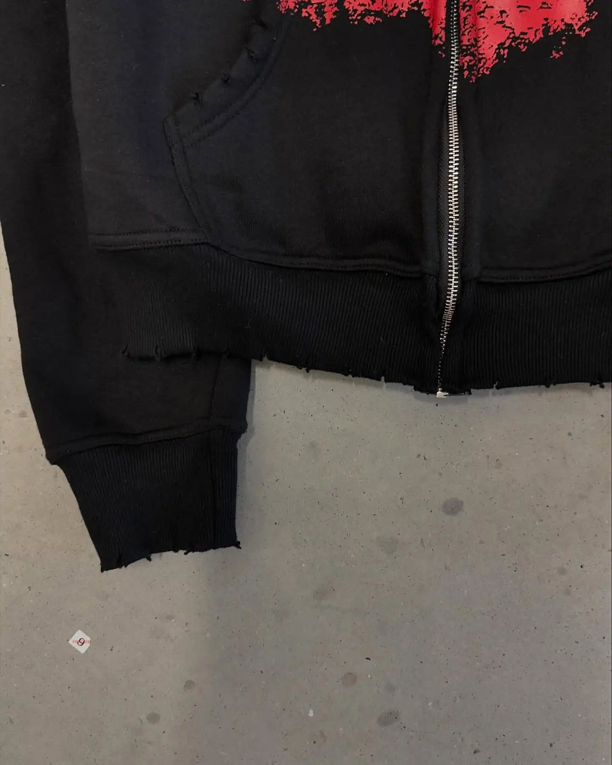 Retro "archive" Zip-up